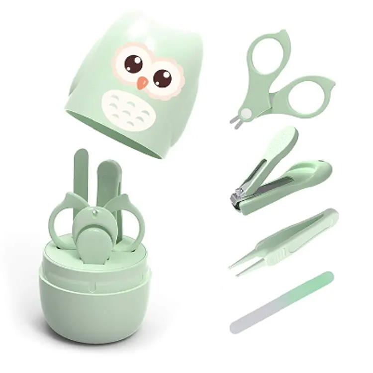 4-in-1 Baby Kids Nail Polisher File Infant Newborn Manicure Set