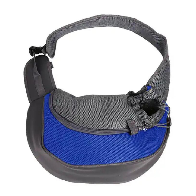 Adjustable Pet Hand Free Mesh Dog Sling Carrier Bag