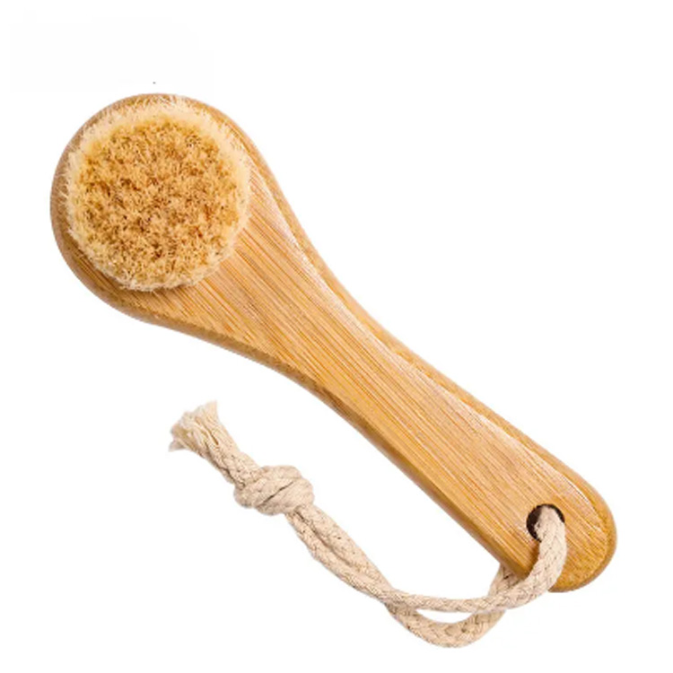 Classical Bamboo Handle Facial Cleansing Brush