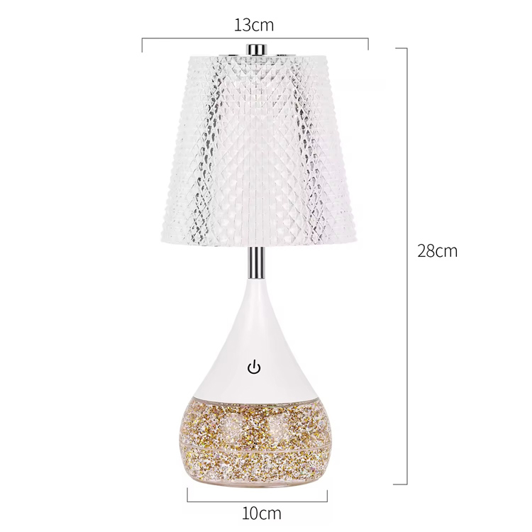 Exquisite Style Night Light RGB Glitter Bottle Cube Desk Lamp