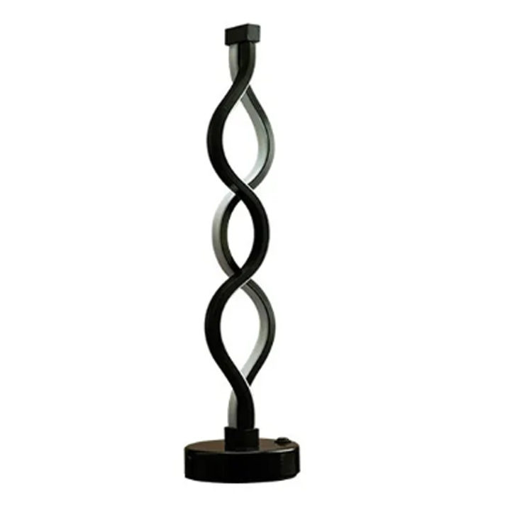 Hot Sale Modern Spiral Wave Shape Creative Study Desk Lamps