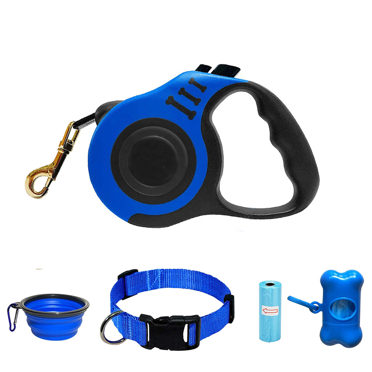 Non-Slip Handle Heavy Duty Walking Retractable Dog Leash