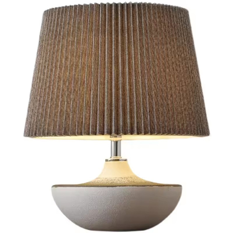 Wabi-sabi Bedroom Living Room Hotel Retro Pottery Table Lamp